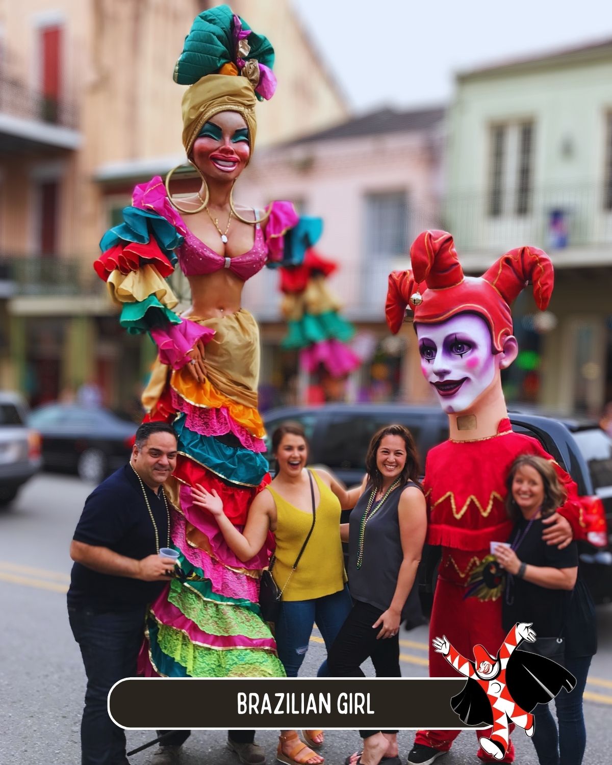 Brazilian Girl Walking Head