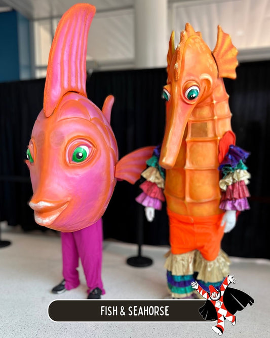 Fish & Seahorse Walking Figures